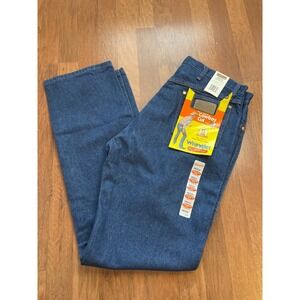 Wrangler Cowboy Cut Original Fit Jeans 36x34 Blue Denim 13MWZPW Mens New